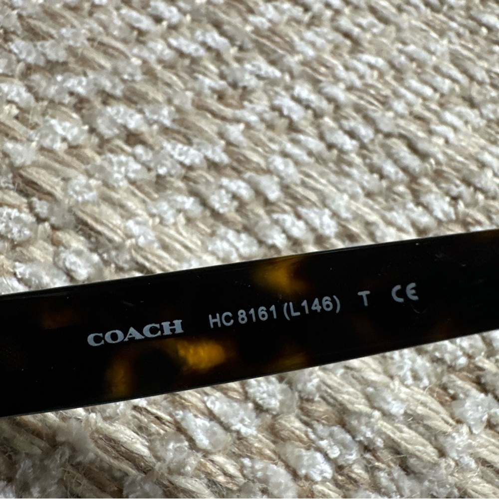 Coach Dark Tortoise Sunglass Frames only - image 8